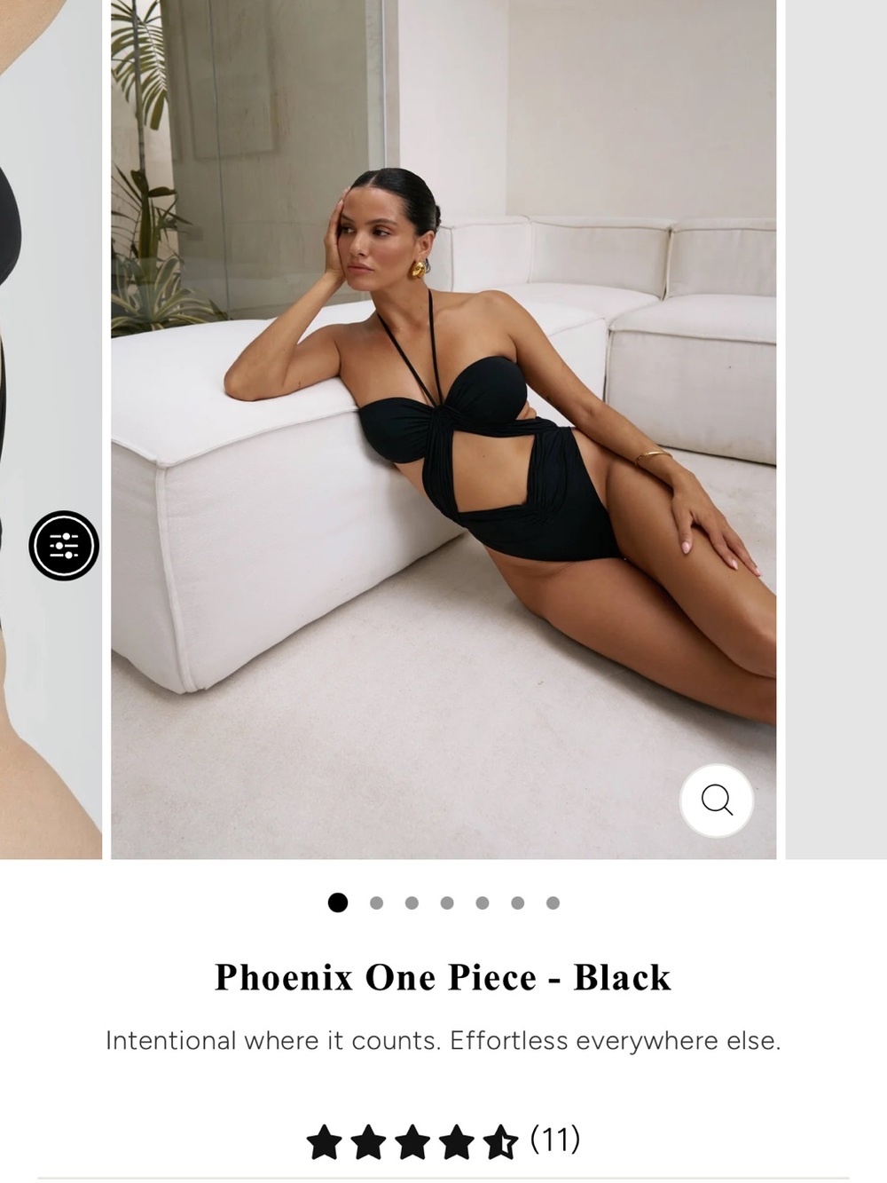 Riot Swim Phoenix One Piece - Black